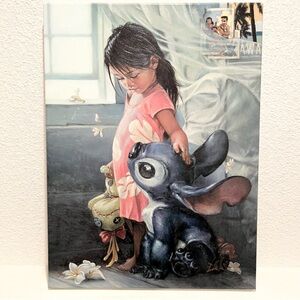 Lilo & Stitch Disney Fine Art Heather Edwards / Theurer Signed Ohana Family